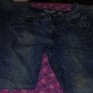 Wrangler  Retro Dark Blue Straight Leg Jeans